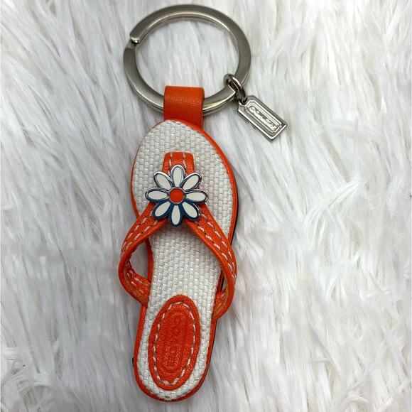 y2k COACH Sandal Bag Charm Key Chain - Picture 1 of 6